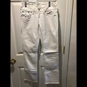 Closet clean out!!  True religion white jeans